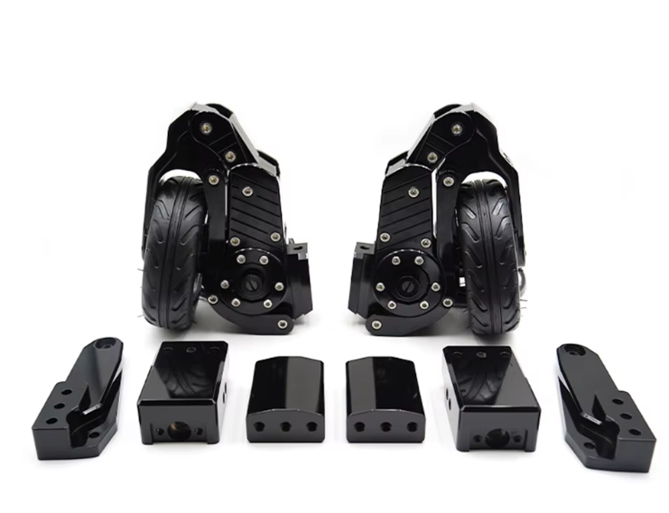 Black motorcycle training wheels Black motorcycle training wheels